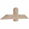 Ekena Millwork Eugene Smooth Timber Gable Bracket, Douglas Fir, 48"W x 14"H x 3 1/2"D x 5 1/2"F, 7/12 Pitch GBW048X14X0406EUG00SDF - alternate 5